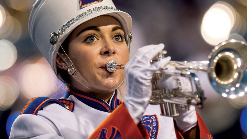 Boise state trumpet player
