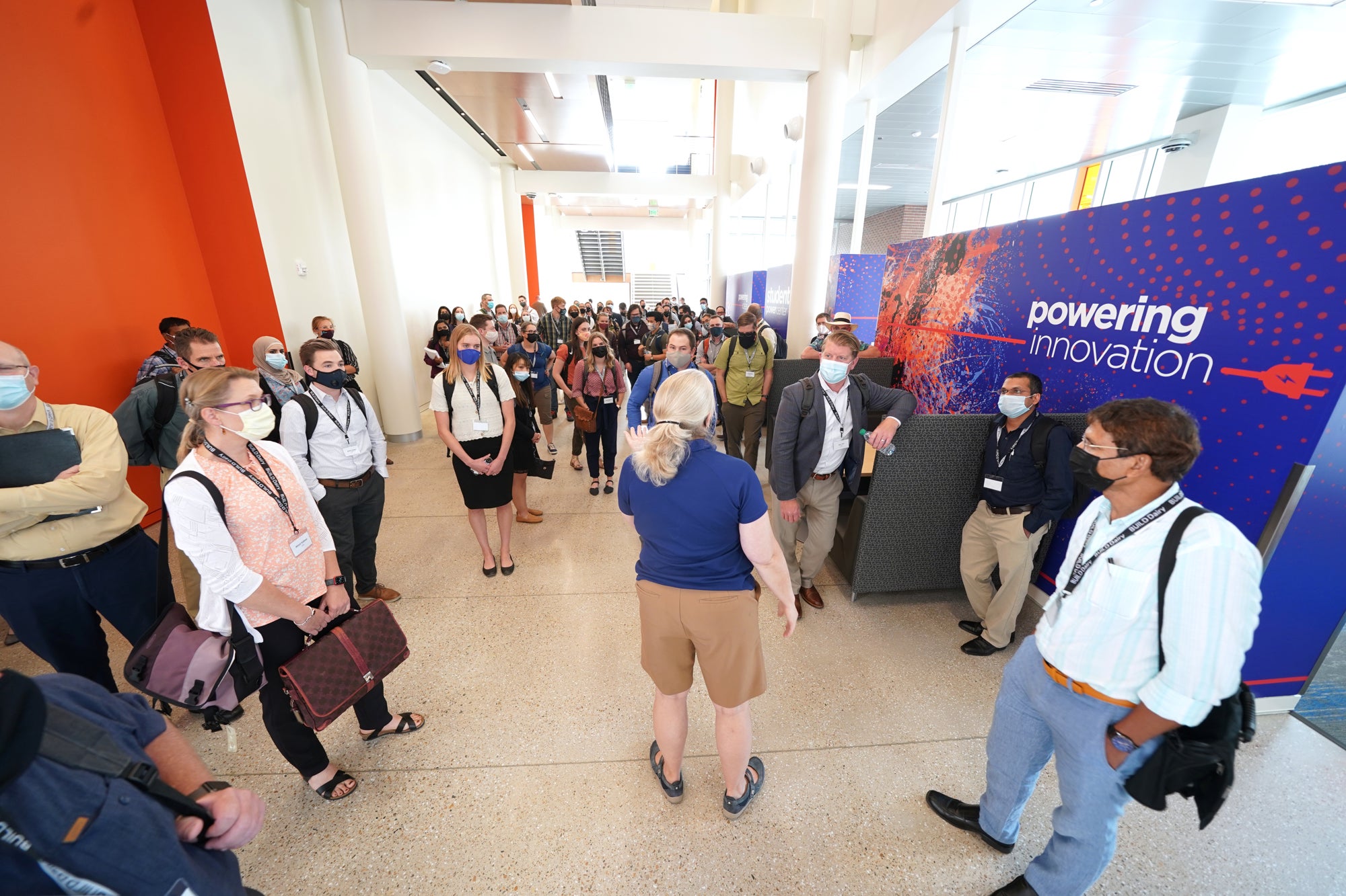 Attendees at 2021 BUILD Dairy Conference, hosted by Boise State University. Photo provided by BUILD program.