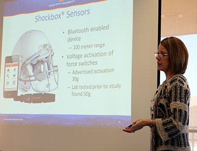 Leslie Kendrick Presenting her Research