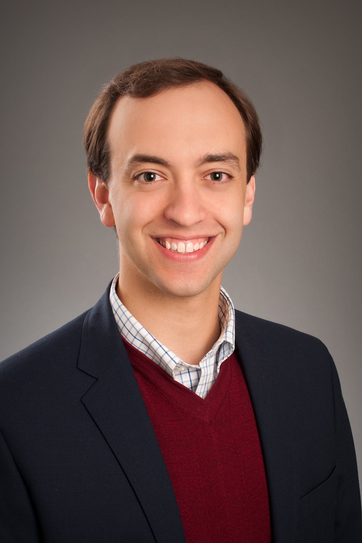 Alessandro Meregaglia, Library, faculty/staff, studio portrait, Photo by Priscilla Grover