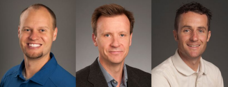 portrait of eric martin, Scott Moorcroft, and Tyler Brown