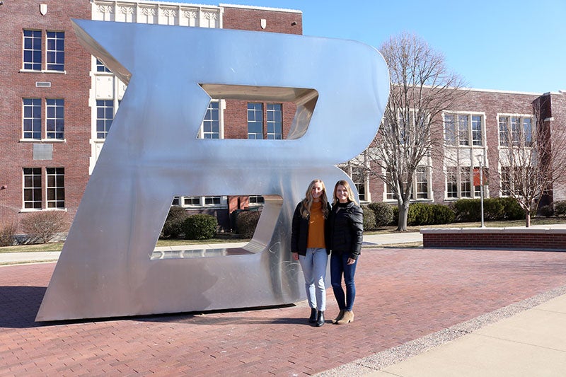 Radiologic Sciences Winners, Darby Lyon left and Paige Tildon right.