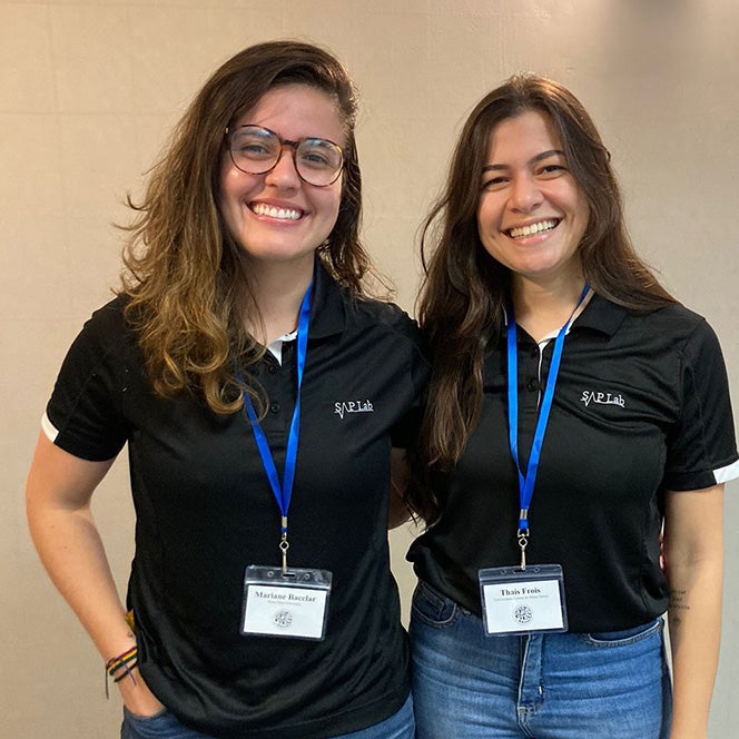 Mariane Bacelar and Thaís Frois