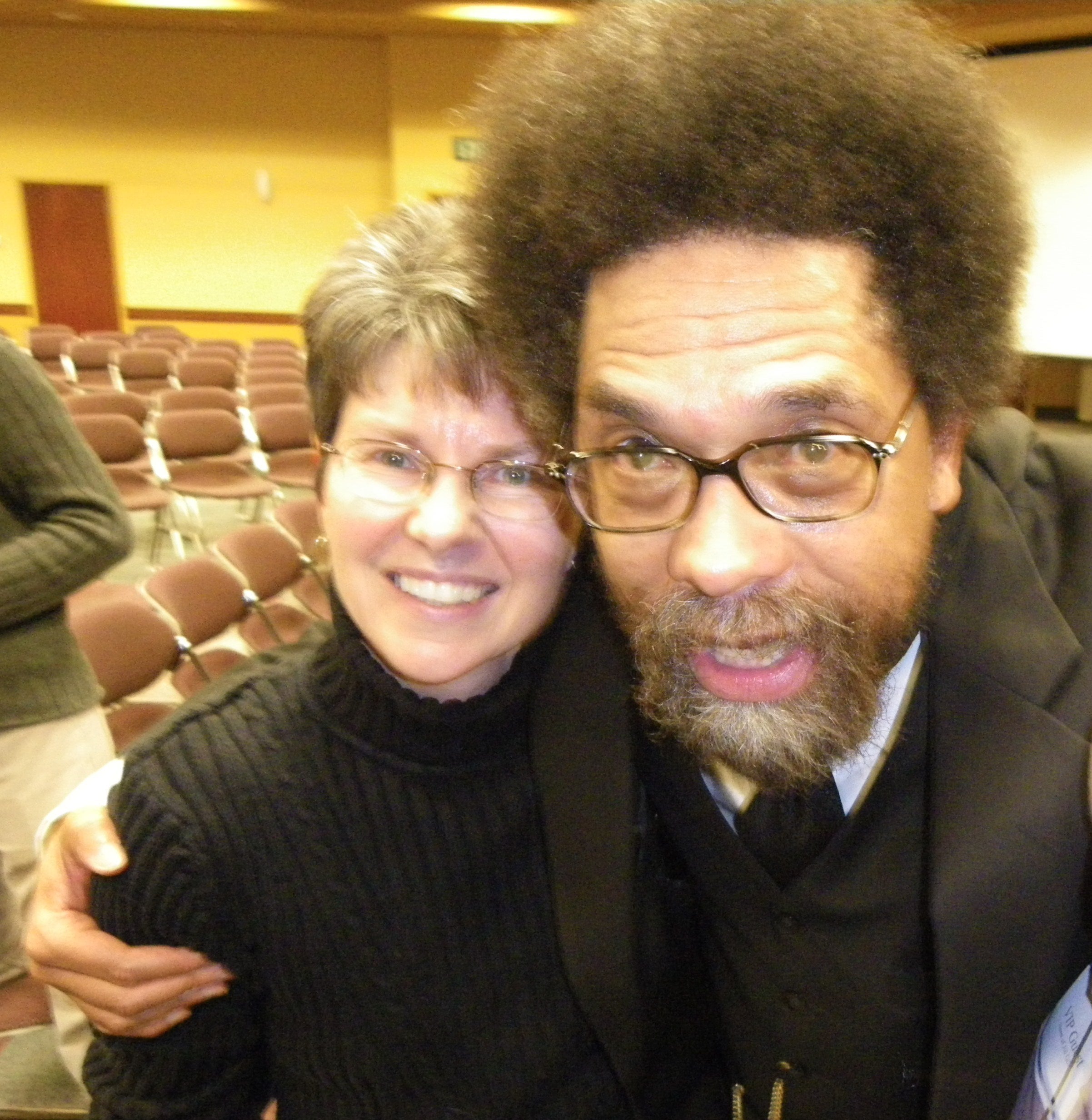 Jill Gill and Cornel West