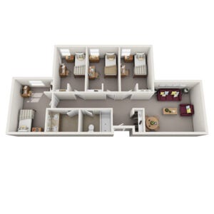 4 bedroom floorplan