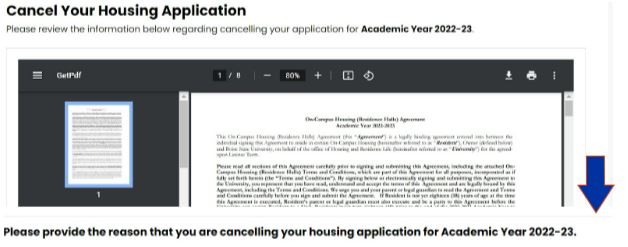 screenshot of review license agreement