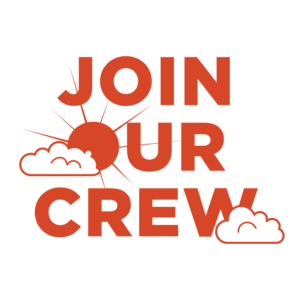 "Join our crew" poster 