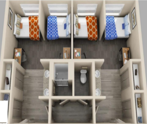 double room floor plan