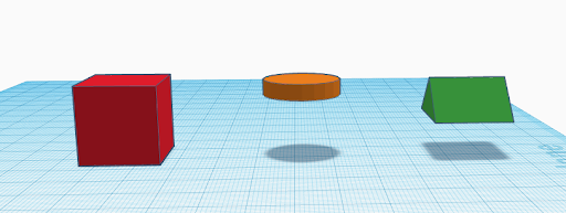 Shapes on workplane
