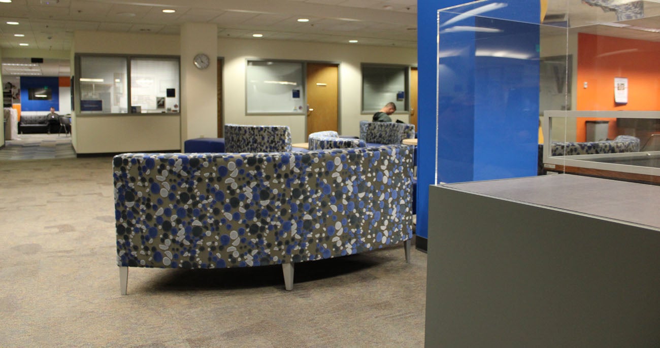 Lobby area of Library