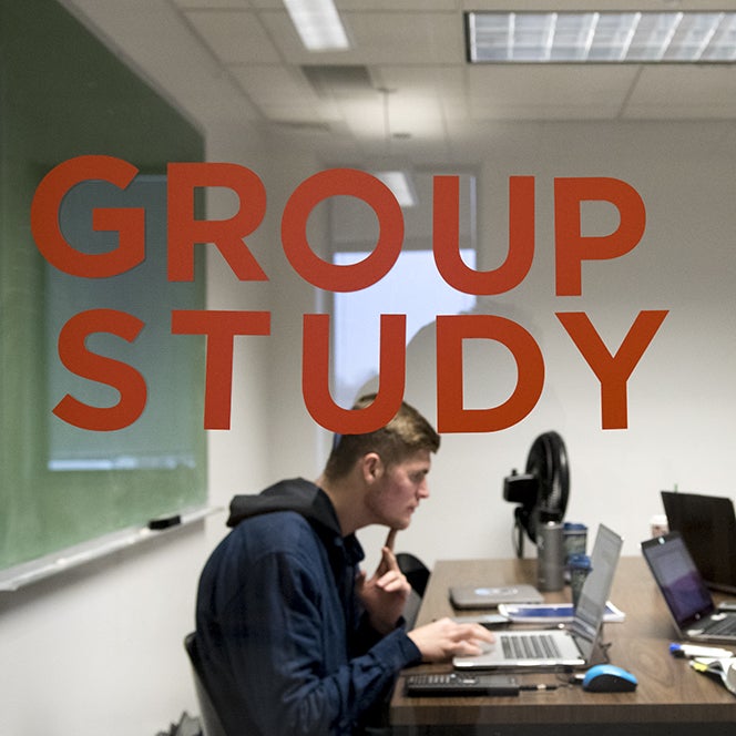 picture of students studying