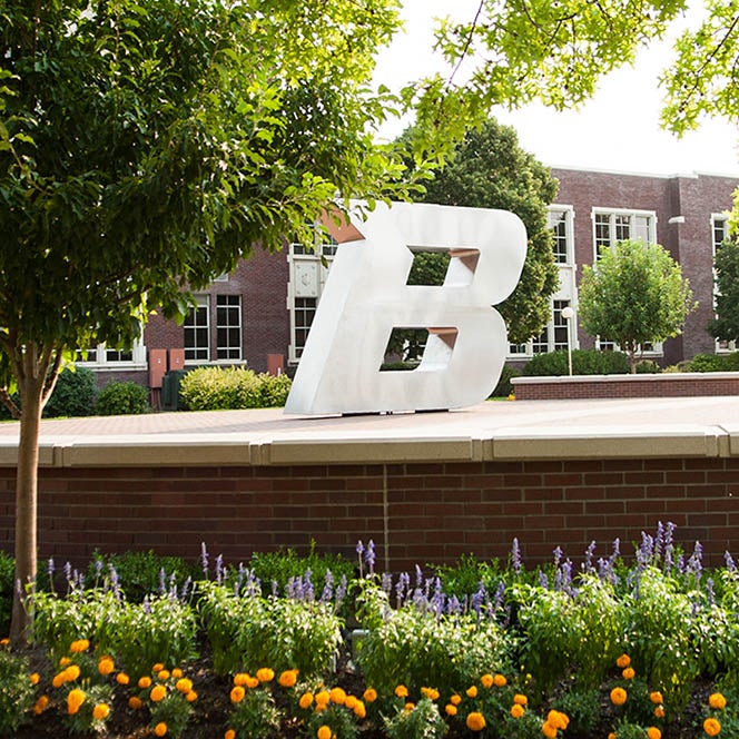 boise state B statue