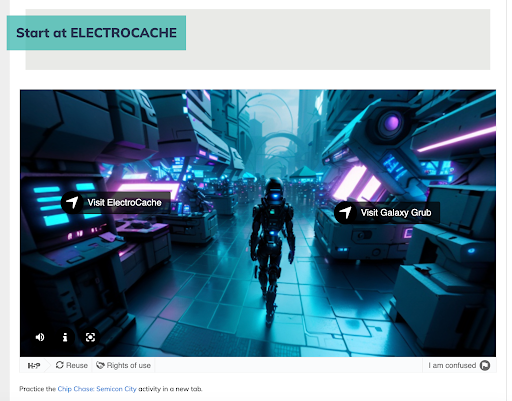 screenshot from course