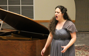 Opera and Musical Theatre student singing