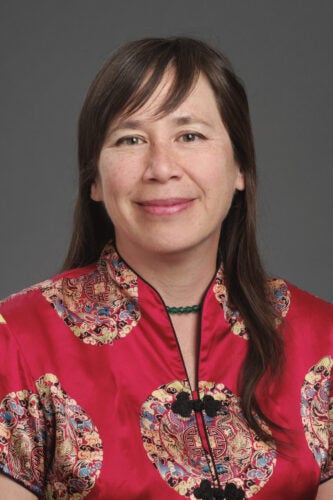 Studio portrait of Pei-Lin Yu
