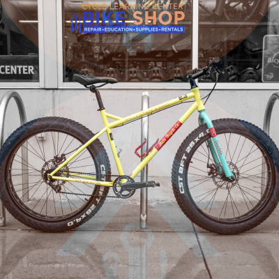 Photo of a bike at the Cycle Learning Center.