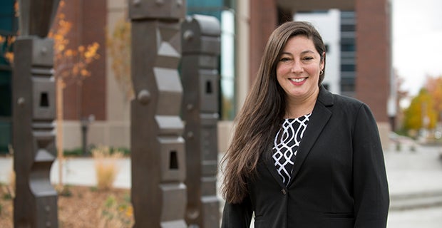 Environmental portrait of Fonda Portales