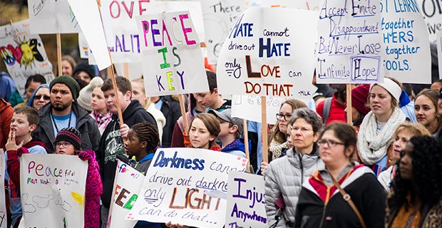 Photo from 2016 MLK day ceremony.
