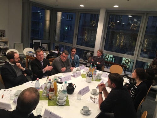 Justin Vaughn in Berlin. 