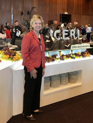 Boothe at the conference in Seville, Spain.