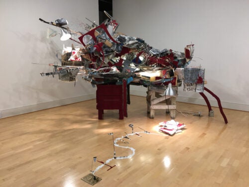 Image of work by McFalls and Swindler, visual artists