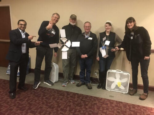 People at a conference