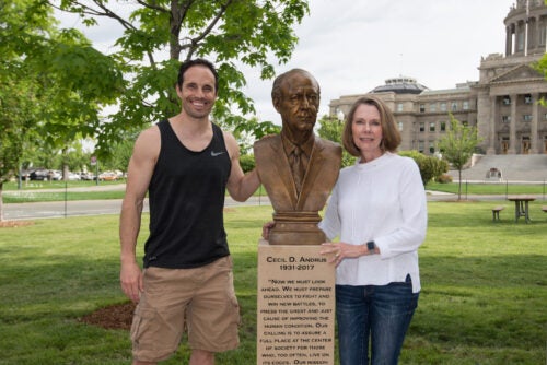 Ben Victor with Tracy Andrus