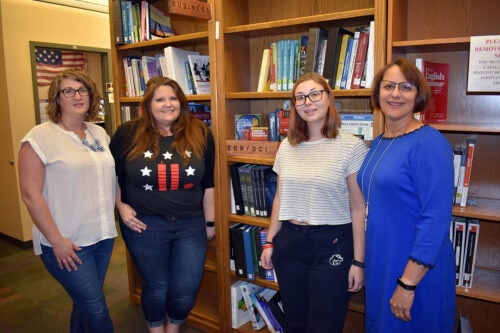 Library staff members
