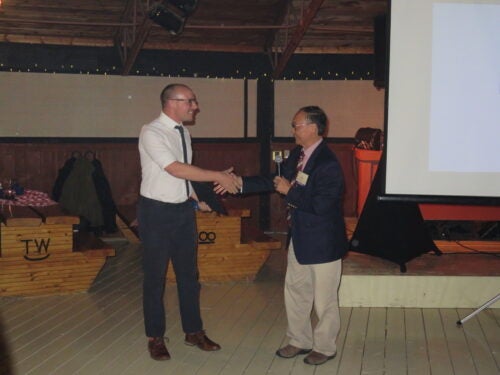 Paul Simmonds gets award
