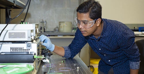A man in a lab