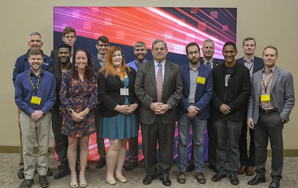 Lumineye founders at the Alabama competition