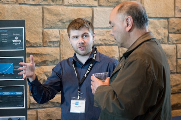 Participants talk at Idaho Entrepreneur Challenge