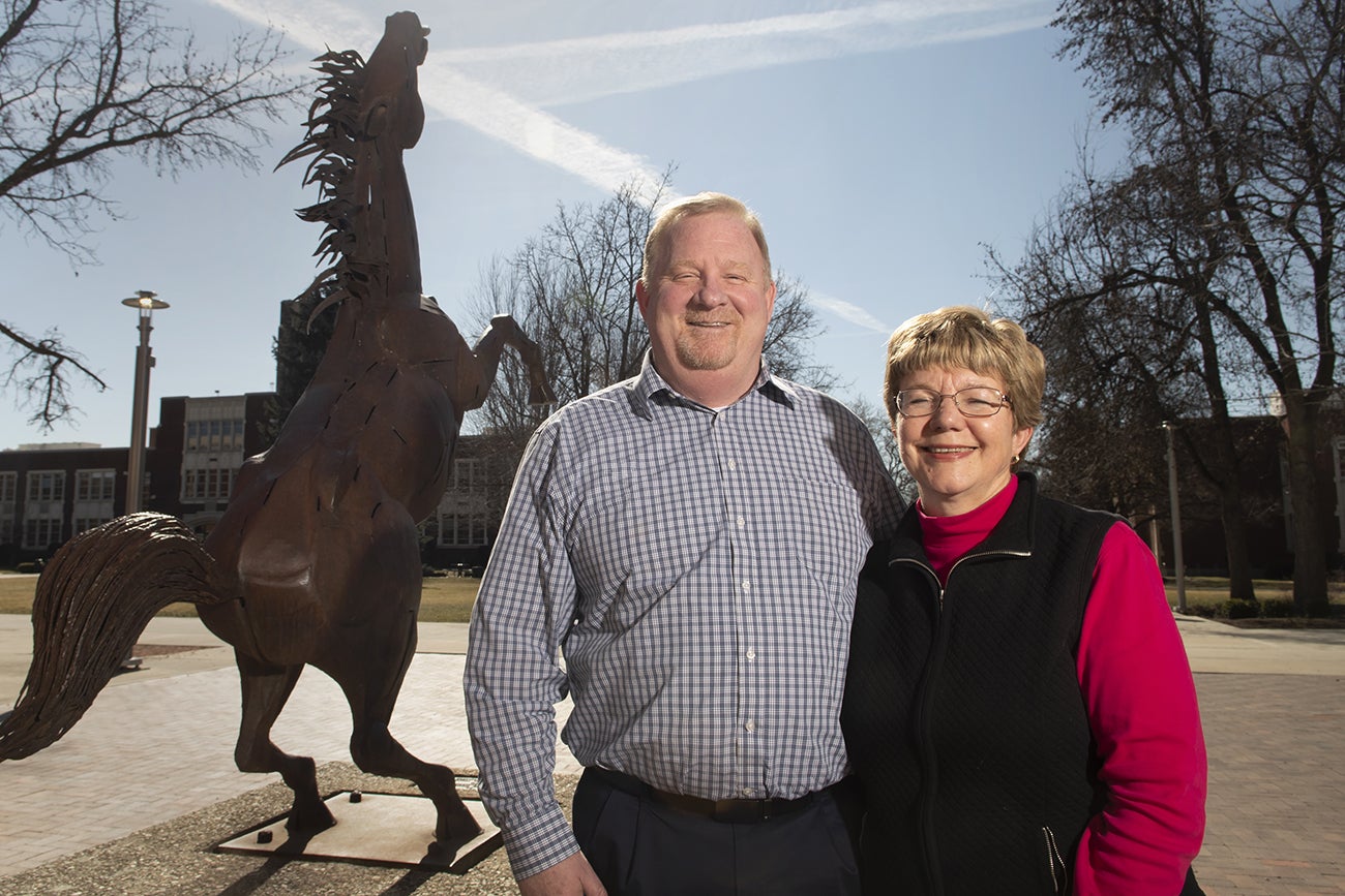 Caile Spear and Glen Walker