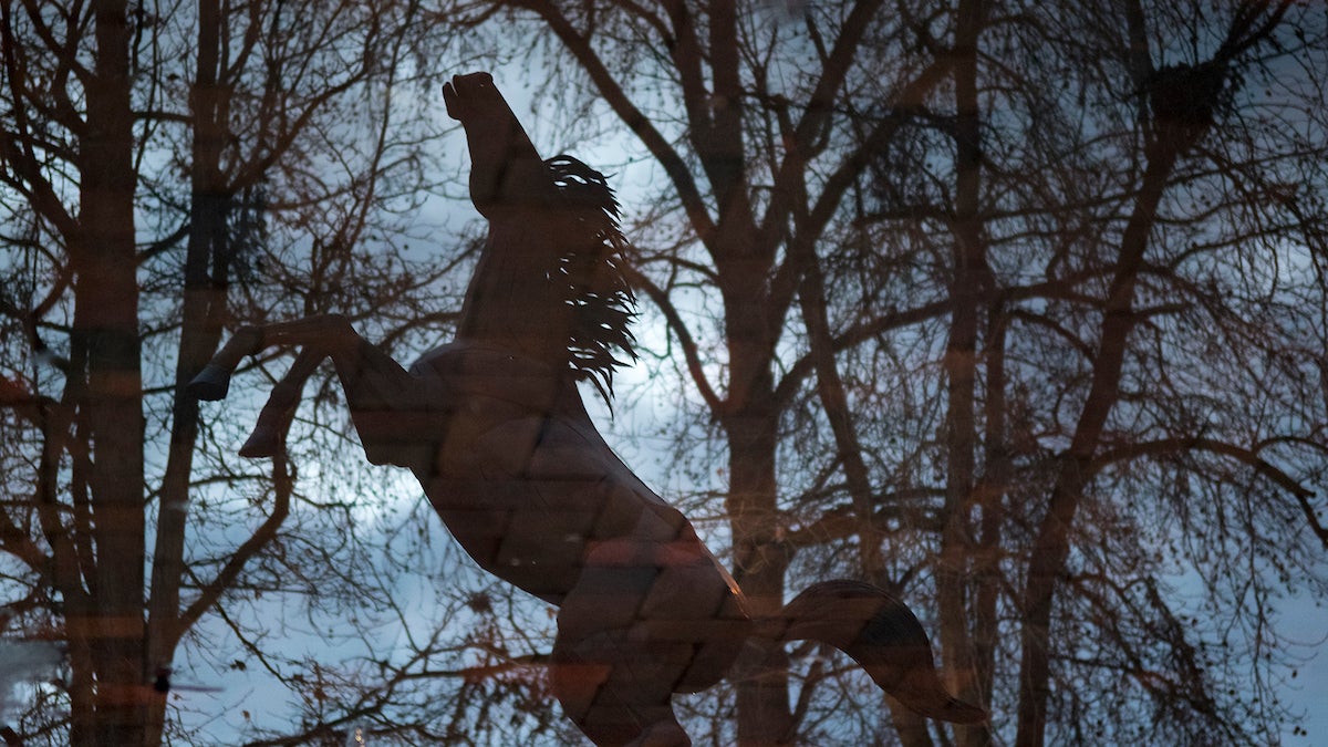 Bronco statue