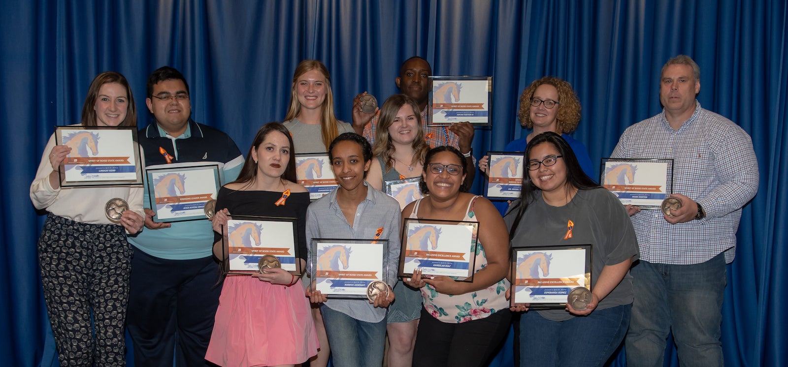 Campus Awards ceremony winners group photo