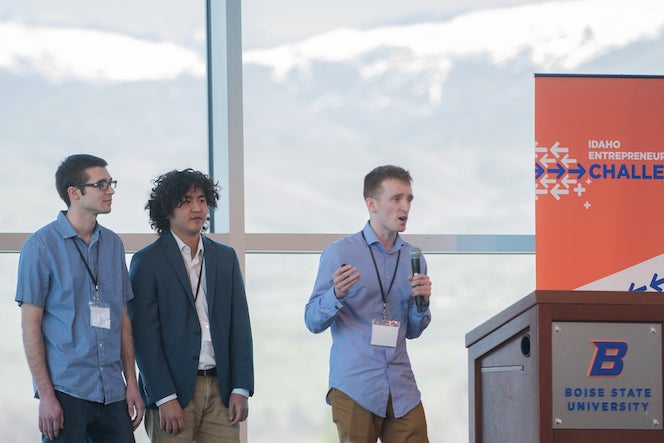 Team presents at challenge