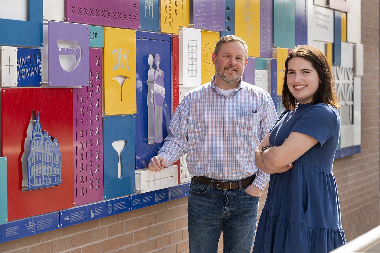 Lucy Murphy and Christopher Graham