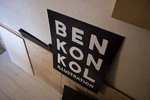 Ben Konkol studio illustration poster
