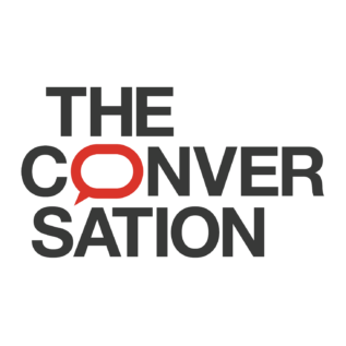 logo that reads 'The Conversation'