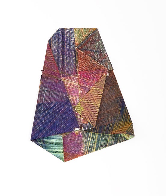 exhibit photo of Atstri's artwork "Opposite a prism"
