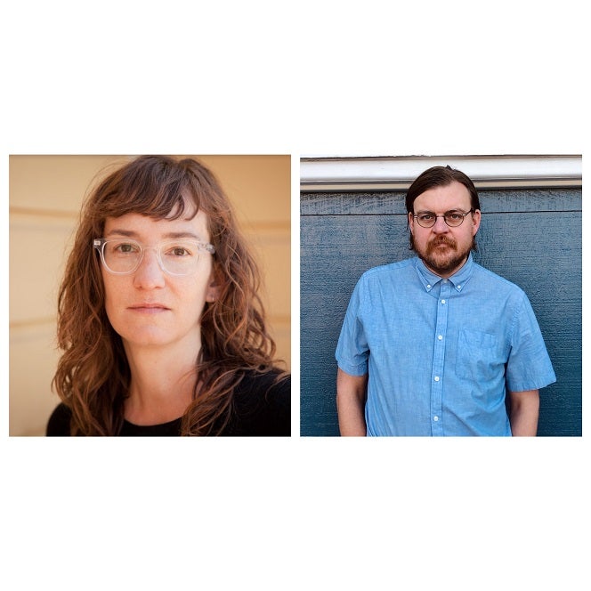 Portraits of Alli Warren and Brandon Brown