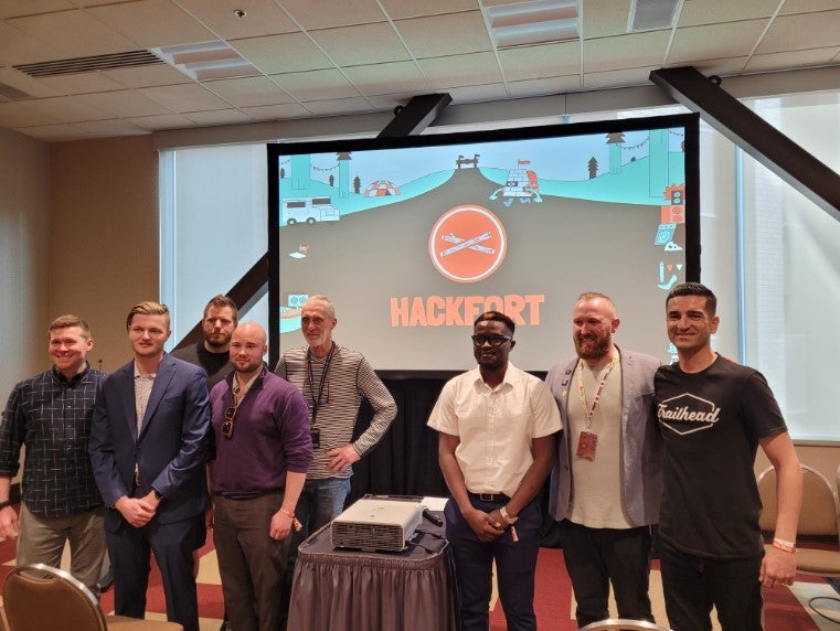 Students present at Hackfort