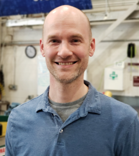 Headshot of Griff Allen, the Engineering Innovation Studio (EIS) Manager.
