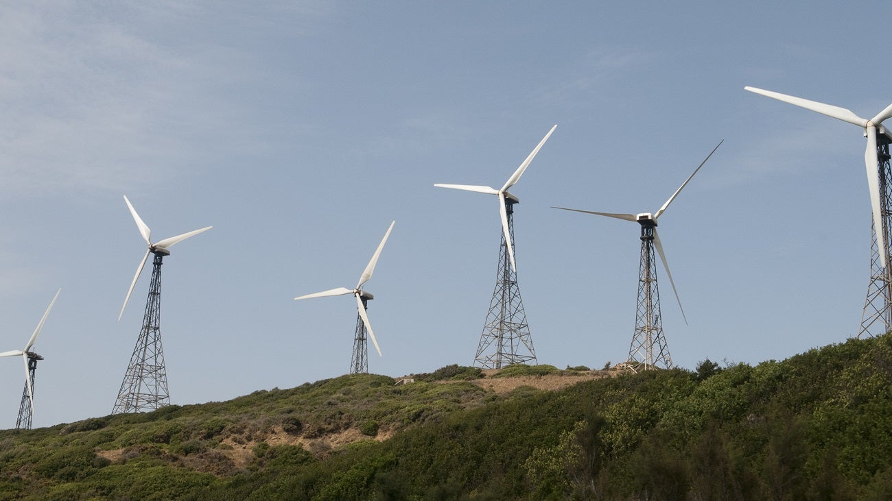 wind turbines