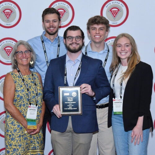 Beta Alpha Psi wins Gold Challenge Award 2023