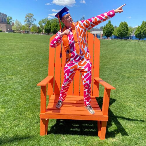 Matthew Roth at his Boise State University graduation