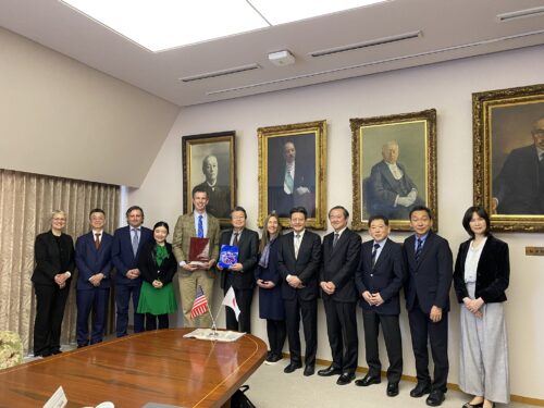 group photo of 11 people