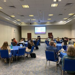 Boise State employees attending a workshop.