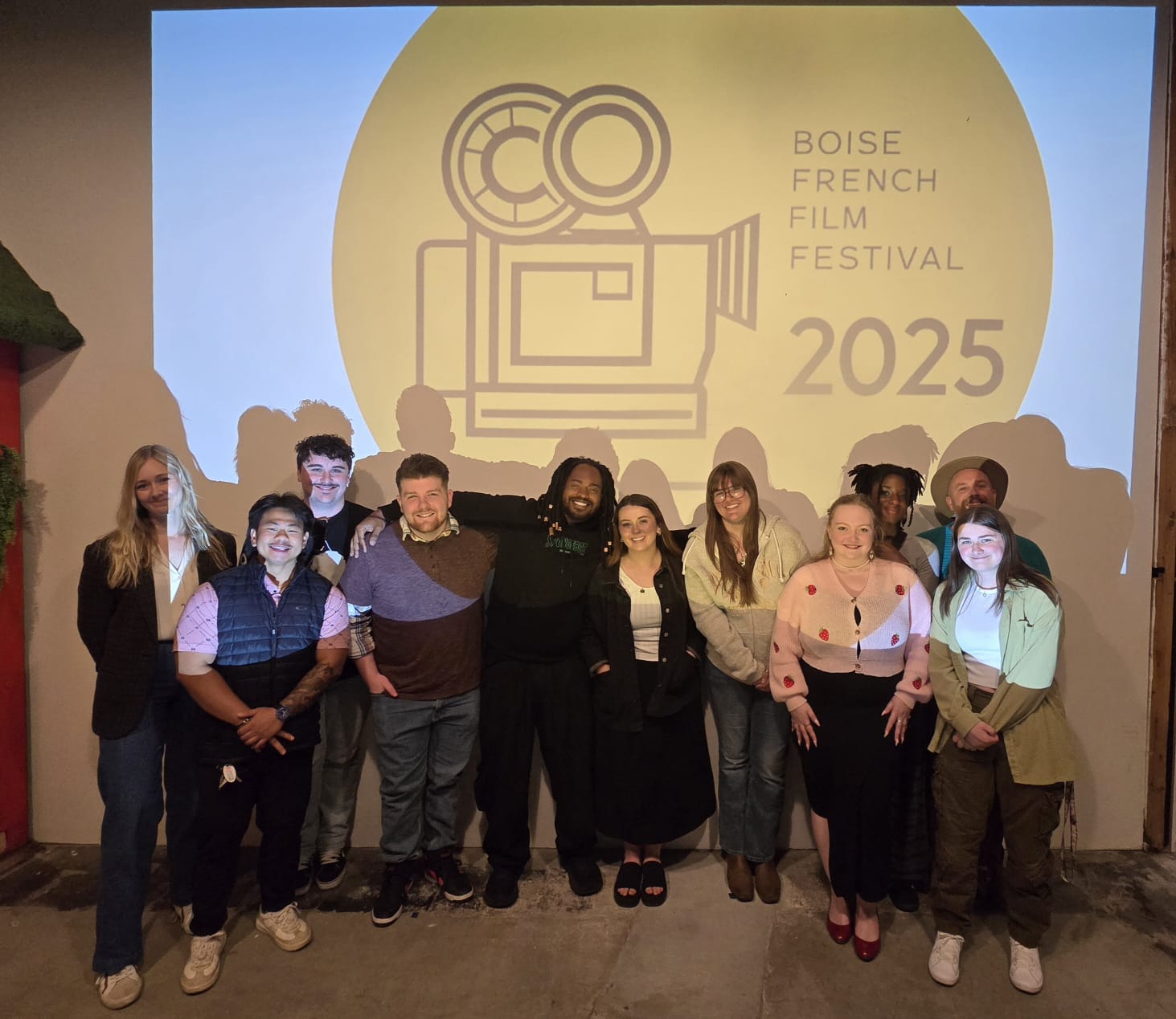 French and film students at the Boise French Film Festival
