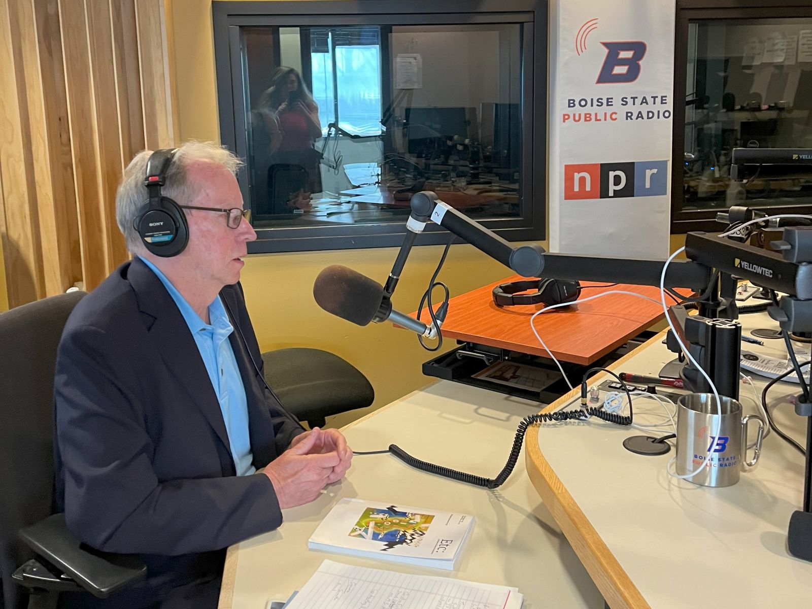 Jefferson Spurlock speaking to Boise State Public Radio